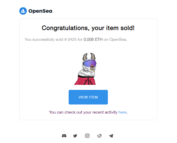 cryptollamaclub's tweet photo. ✨🦙SOLD ✨0.008 ETH  #polygon #nft #nftart #nftartists #nftartist #nftartgallery #nftcollectors #nftdrop #nftcollectibles #shillnft #cryptoart #crypto #nftcollector #nftcommunity #cryptoartist #nftdrops #nfts #opensea #nfthesearch #digitalartnft #NFTshill 
#rarecollector #art https://t.co/9jwo59TeP1