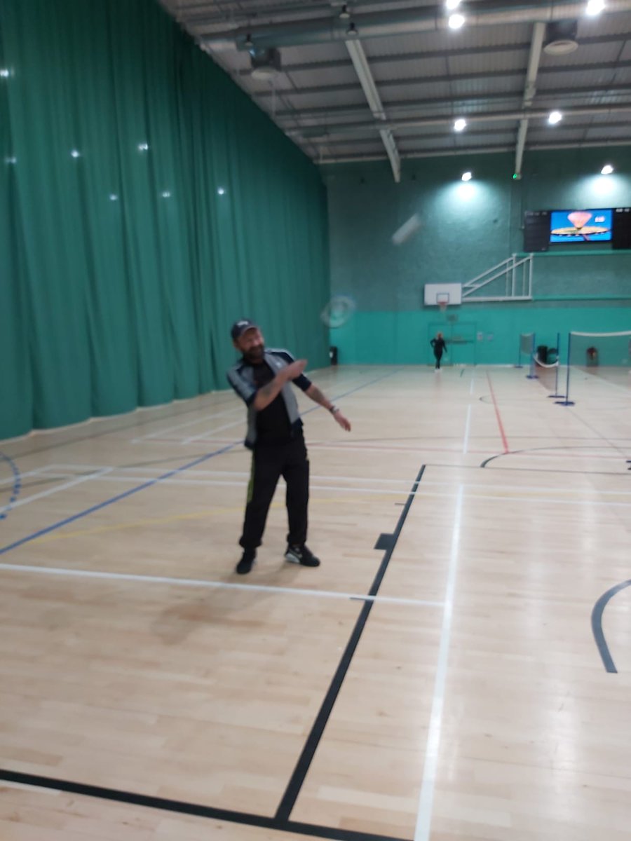 PathwaysKent's tweet photo. @PathwaysKent residents and clients of our new Peer Mentor programme enjoying a game of badminton this afternoon. #medwayactive #shuttlepower https://t.co/w6qsiomtA9