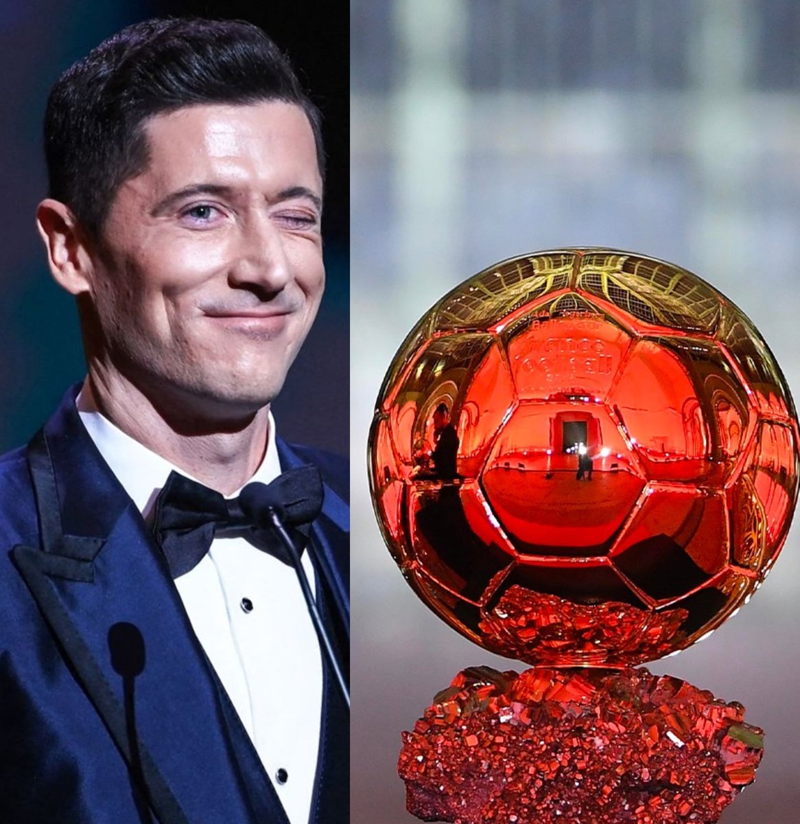 InvictosSomos's tweet photo. Lo dijo Lionel Messi y lo sabemos absolutamente todos: France Football le debe un Balón de Oro a Robert Lewandowski. Ojalá se lo terminen dando. Y si no es así, nada cambiará. Con o sin trofeo, el trono de 2020 fue completamente suyo. NUEVE LEGENDARIO. https://t.co/5Wawnq5jgl