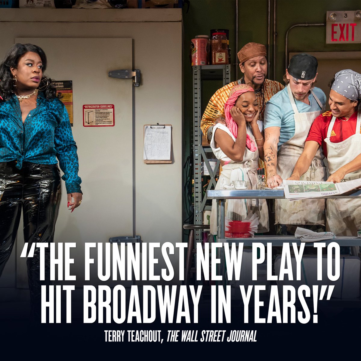 2STNYC's tweet photo. Get tickets today for “the feel-good play of the season!” (Time Out New York). CLYDE’S by @Lynnbrooklyn, directed by @kate_whoriskey is now playing at the Hayes Theater on Broadway. Learn more at https://t.co/1uc9Gr923m https://t.co/BTE7hVTQvI