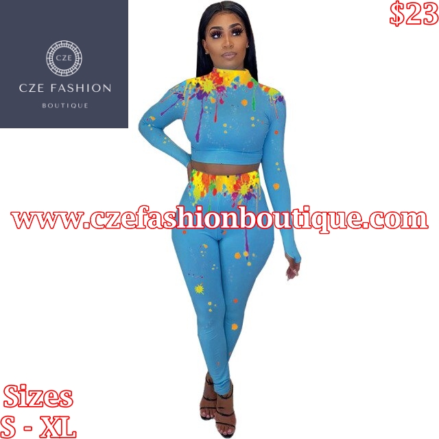 DeronPitts's tweet photo. Graffiti Splash ink Crop Top Pants Two Piece Set
https://t.co/pv6vzxNPNV
#boutiques #fashion #boutique #boutiqueshopping #boutiquefashion #boutiqueclothing #shopping #onlineshopping #onlineboutique #boutiqueclothes #boutiquelife #boutiqueshop #boutiqueonline #womensfashion https://t.co/CasNOKyHLq