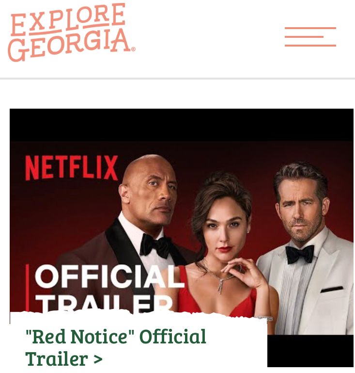 teco_in_atl's tweet photo. #FilmInGA π¬πΊπΈπDid you know? The new @netflix film "Red Notice" was filmed in Atlanta? Atlanta is quickly becoming the new Hollywood as opportunities for filming here have never been greater! Come & @ExploreGeorgia!!
https://t.co/IqGmDTX8P0 https://t.co/B7xk8eZjtD
