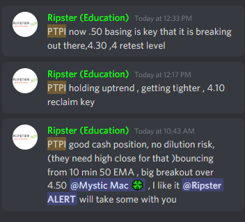 ripster47's tweet photo. Recap
Alerts/Ideas
Not many public Ideas lately
$ABNB New add
$VIX puts from FridayπΈ 28>22
$PTPI 4>5.20πΈ #daytrade #atlas-alert
$FB #idea over key level
$LI $XPEV breakout idea
Others
$AESE not doing much
$BCTX #LT
$RNXT spec play
$IMCC #newLT https://t.co/MhkD2BkHY4