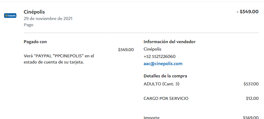 VanHade's tweet photo. @AyudaCinepolis  Hola, aun no me ha llegado la confirmacion, pero el pago ya se me reflejo, pueden apoyarme? https://t.co/a0aodANU4x