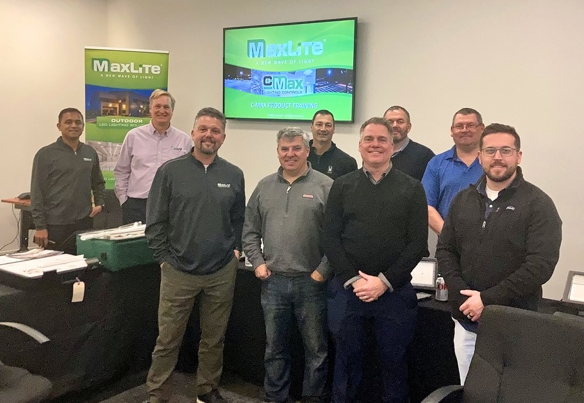 We are pleased to be training our partner Chesapeake Lighting on our new m-Series Outdoor line and c-Max controls prior to our mutual customer appreciation event/trade show tomorrow. #training #event #partnerships #distributors #electricaldistributors #electricalwholesalers