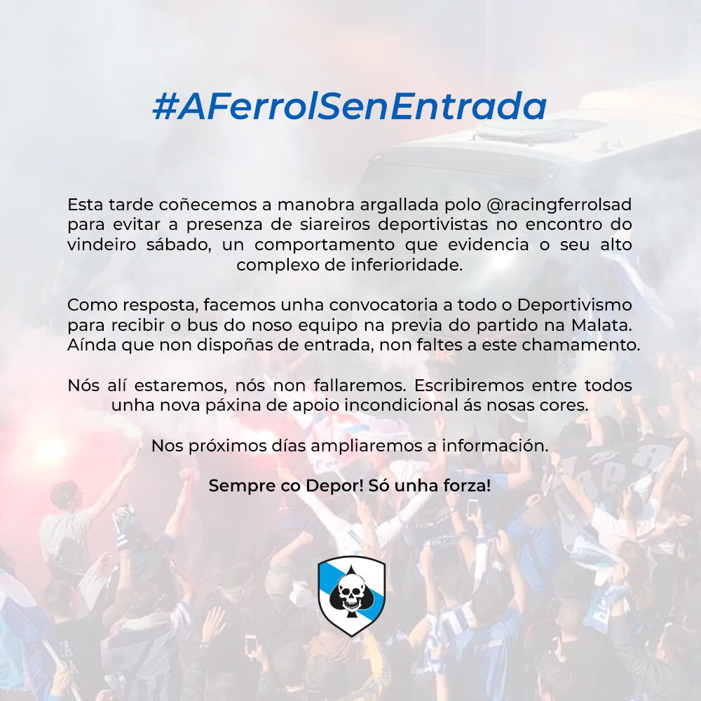 RB1987Oficial's tweet photo. #AFerrolSenEntrada https://t.co/z5UqqfBhKU