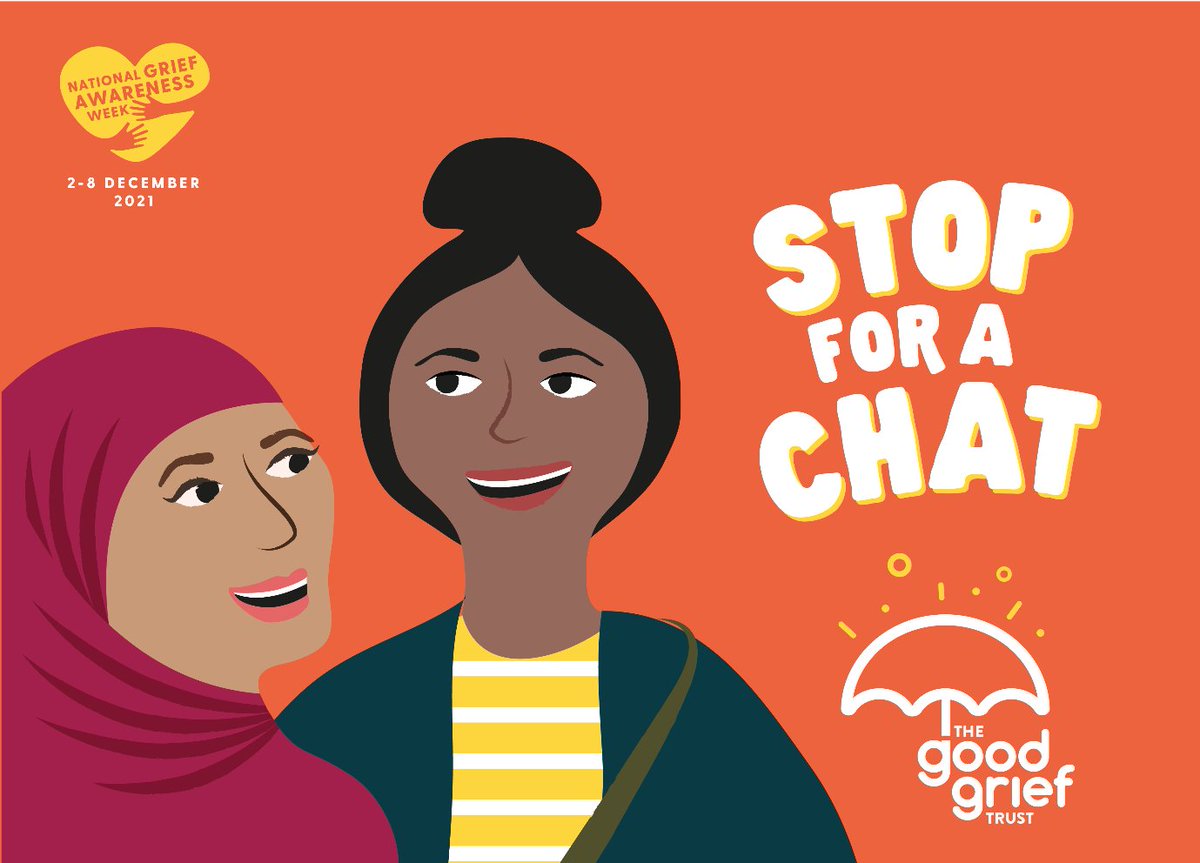 Today marks the start of National Grief Awareness Week which aims to normalise grief and get people talking about their experiences. Check in on those closest to you by stopping for a chat. #NGAW2021 #spreadsomewarmth <a href="/goodgrieftrust/">The Good Grief Trust</a>