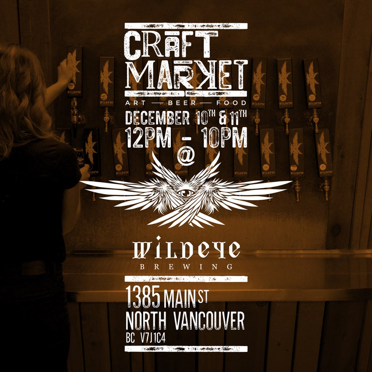billywould's tweet photo. Support #northvan artists while drinking yummy beer at CRAFT MARKET @wildeyebrewing #shoplocal #northshore #NorthVancouver https://t.co/ah4jggiqxv