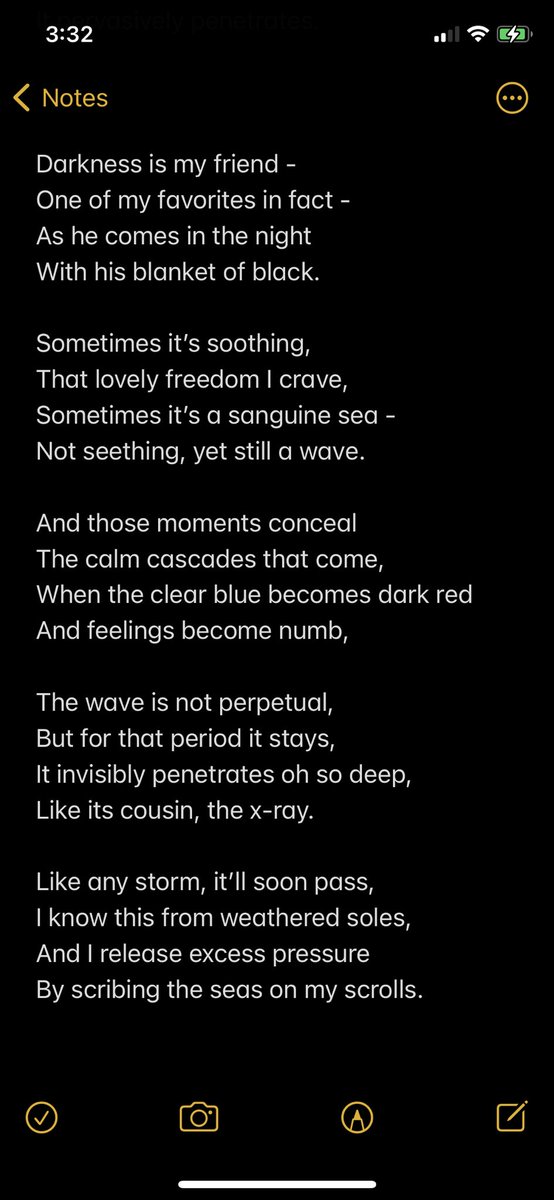 amt_434's tweet photo. Wrote this last night after feeling burnt out and missing friends and I like how it came out https://t.co/MXf7Zkatlg