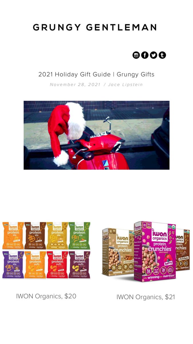 We are excited to be featured in <a href="/GrungyGentleman/">Grungy Gentleman</a> 2021 Holiday Gift Guide! grungygentleman.com/blog-master/ho…