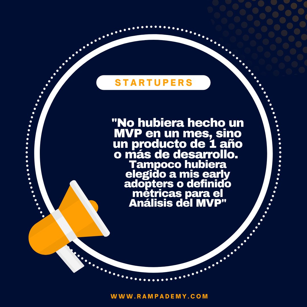 rampademy's tweet photo. Startupers dicen: 

Construye tu MVP ahora con el programa de incubación para startups en fase semilla 

✓https://t.co/I1U2h8v1v0 https://t.co/m8ipXMUozY