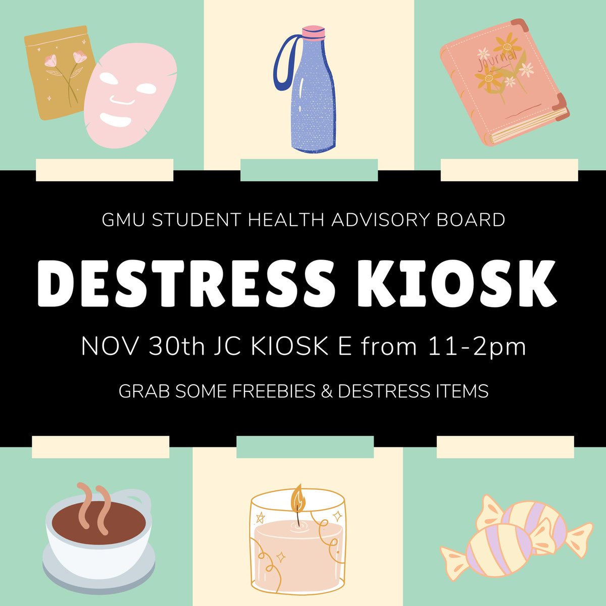 Join us TOMORROW at our distress kiosk at JC kiosk E from 11-2 pm for some freebies and distress items!!