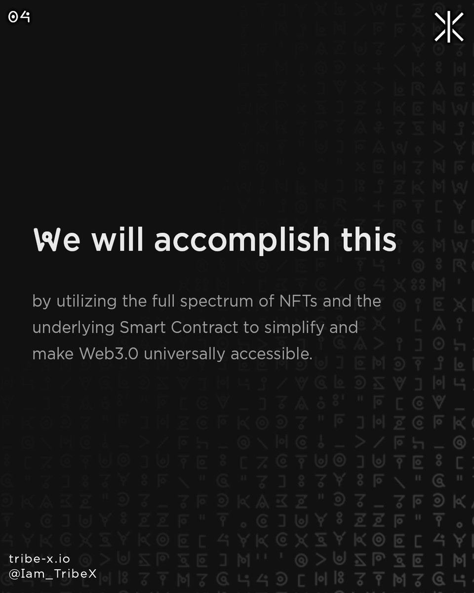 iam_tribex's tweet image. We’re on a mission to motivate, connect and inspire.

We exist to bridge the gap and provide access to our members.

We believe that we are one people, one Tribe and together we thrive!

#iamtribex #tribexempire #nft #nftcommunity
