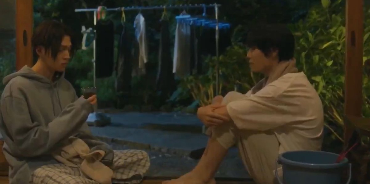 AnneEspMass's tweet photo. I can imagine that Hi-Kun won't wash the clothes Kiyoi used for... an entire week... so it won't loose Kiyoi's scent...
Just saying...
#MyBeautifulMan 
#MyBeautifulManep2 https://t.co/3B9QZvdq3U