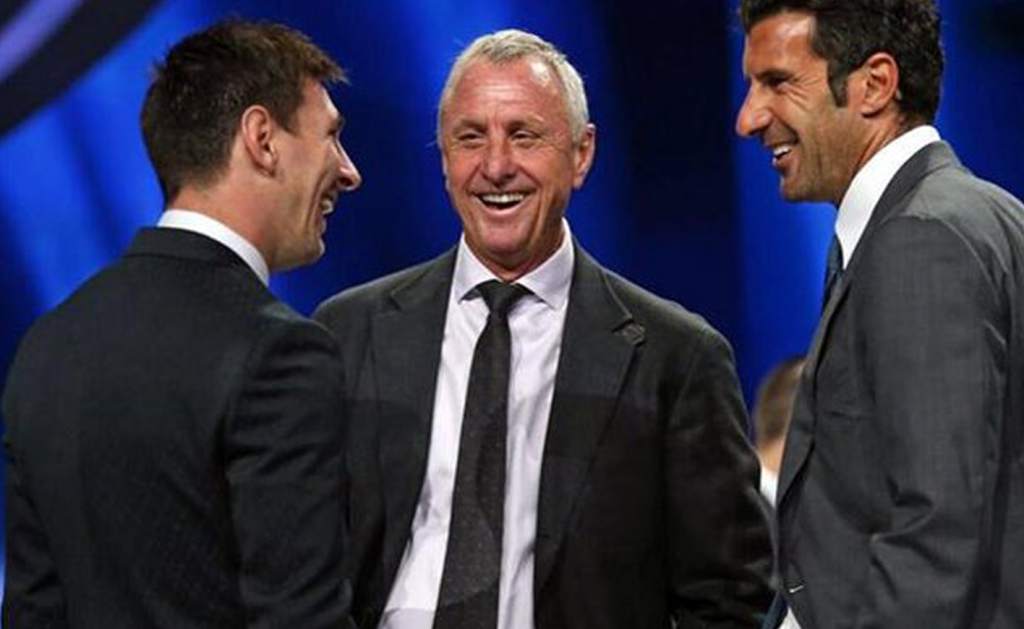 Barça Universal on Twitter: "Johan Cruyff in 2012: "Messi will probably  retire with five, six, or seven Ballon D'ors. He's in a league of his own."  https://t.co/OelmcN16ae" / Twitter