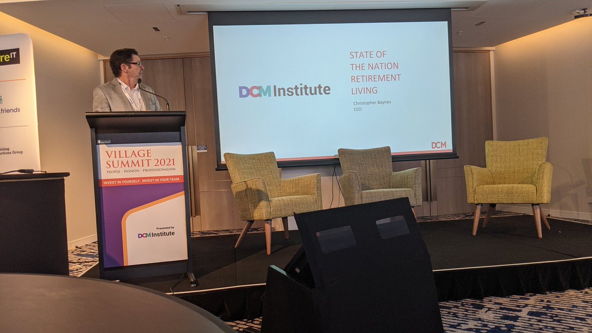Village Summit 2021 - the state of our aging society #dcminstitute #retirement #activeaged