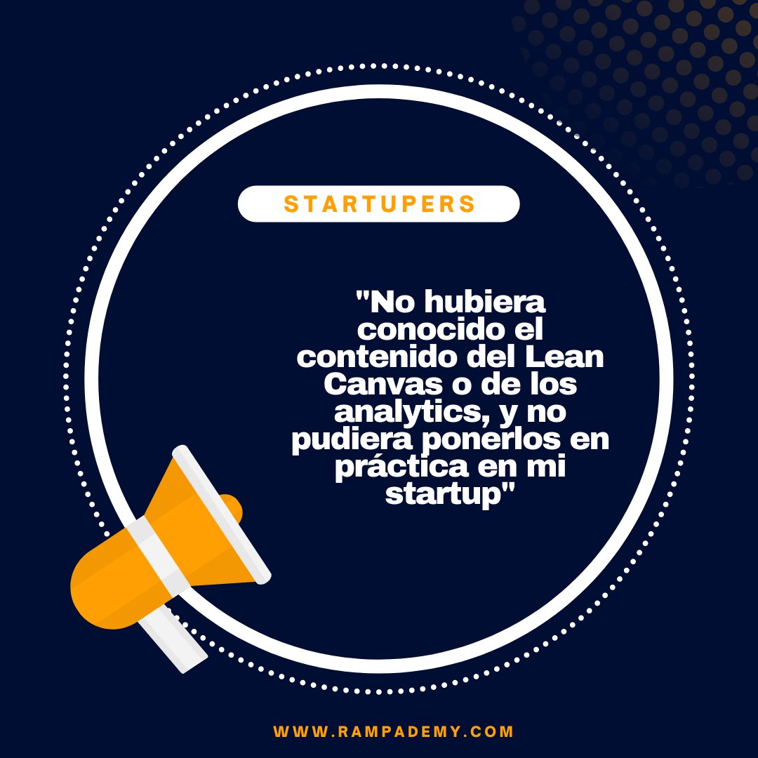rampademy's tweet photo. Startupers dicen: 

Construye tu MVP ahora con el programa de incubación para startups en fase semilla 

✓https://t.co/I1U2h8MCTA https://t.co/STdn8Ax3eM