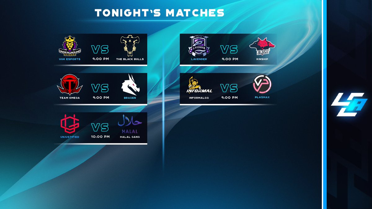 LCABroadcasting's tweet image. Tonight's matches covered by LCA! 🚨

⚔️ @Informal_GG vs @Plasma1337x 
🎙️ @ynoTFPS 

⚔️ @UnjustifiedGG vs #HalalGang
🎙️ @AnThranCS 

2/2