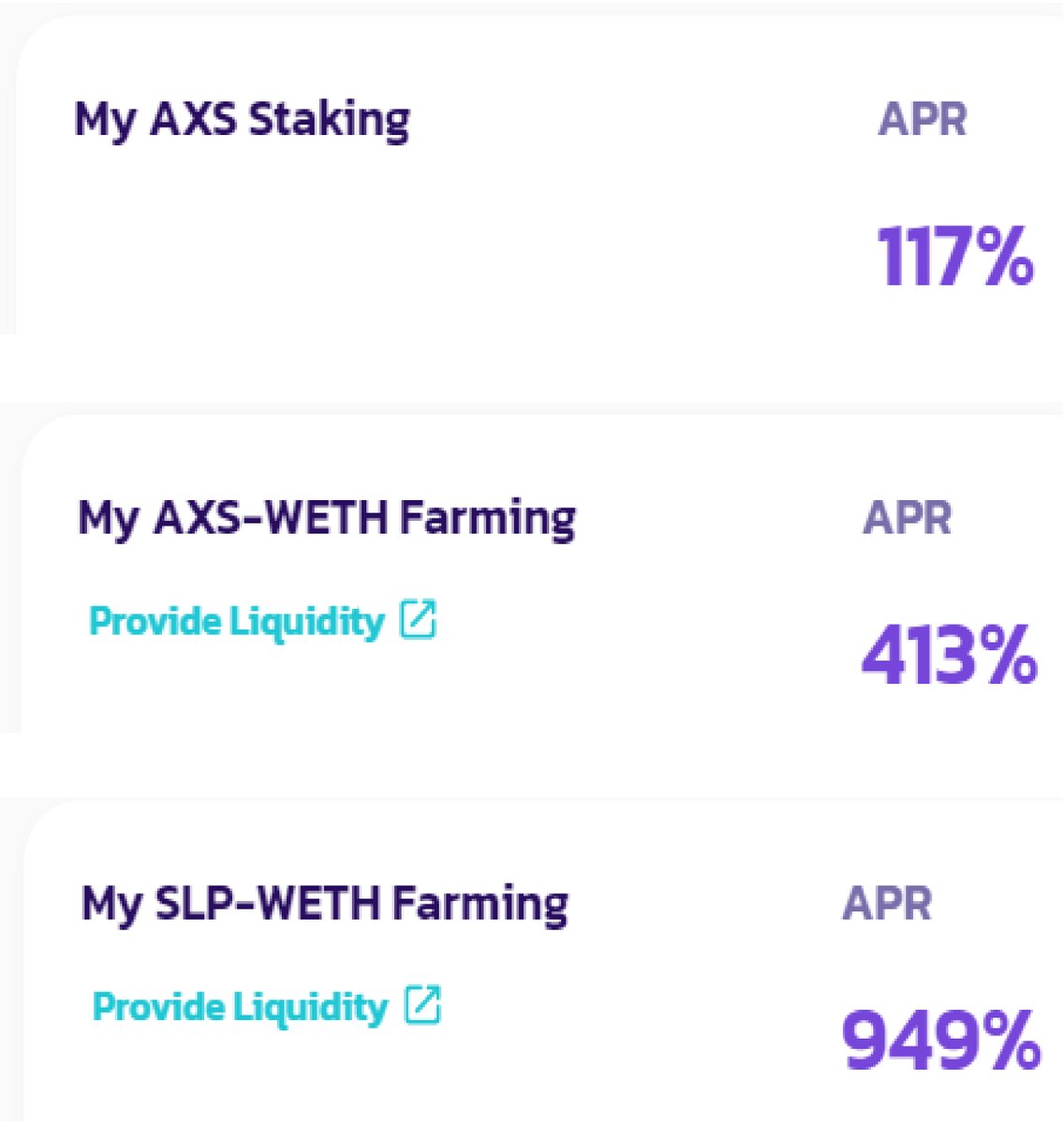 Hodlsci's tweet image. A friendly reminder as to why you should be farming $RON using the $slp / $weth pair over anything else. This means that scholars earning in SLP can take part in RON farming, and are highly encouraged to do so.
Source: tracker.axie.management
#axie #katana @axieinfinity @brycent_