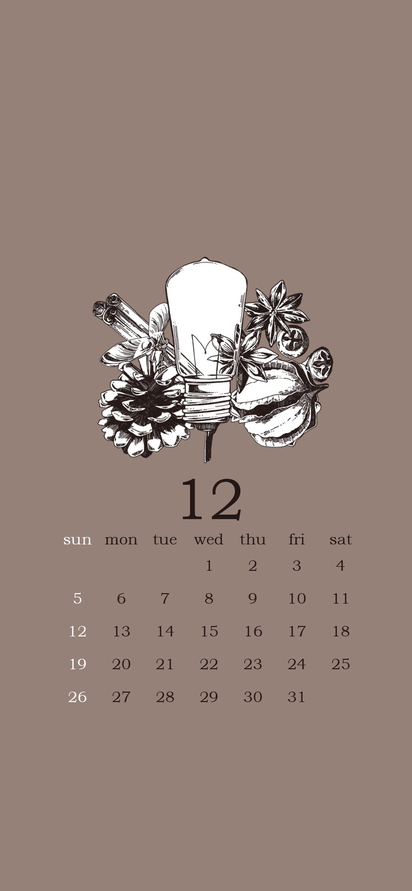 ジンボアユミ 12月のスマホ壁紙カレンダーです T Co Qsjldlkaju Twitter