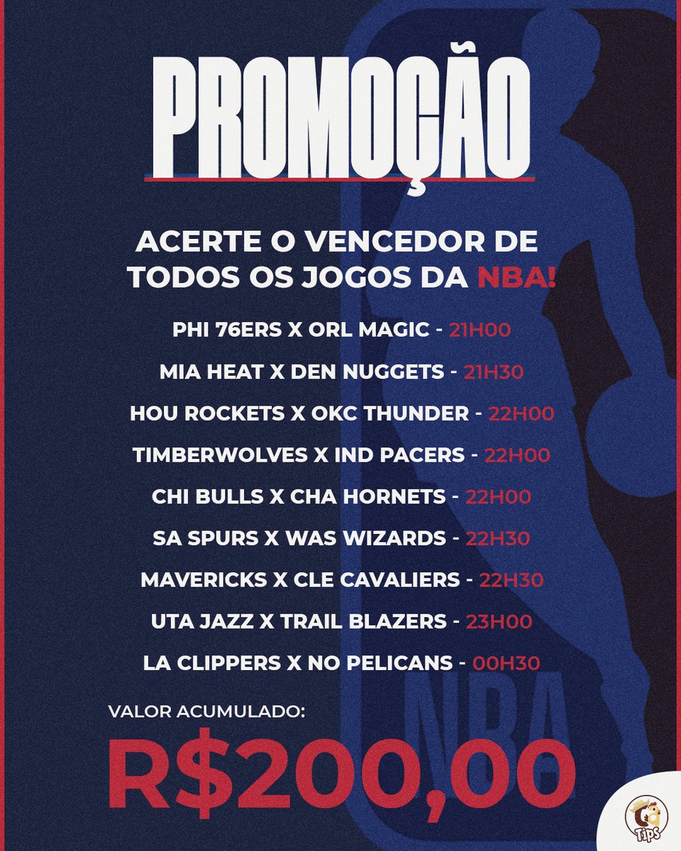 CaipiraTips's tweet photo. 🏀Promoção🏀

Regras:
-Não tendo acerto, vamos acumular +R$25,00
-Faremos a promoção todos os dias
- 1 palpite por pessoa
-Mais de 1 ganhador, vamos pro sorteio
-  Deixar o❤️,🔁e seguir aqui!
 Boa sorte!

*Tem  a múltipla no Telegram, onde você pode faturar sem apostar! Corre lá! https://t.co/tHU7Z9u7uy