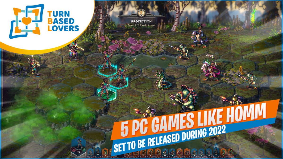 turnbasedlovers's tweet photo. Check out these 5 #turnbased #strategy games inspired by #HeroesOfMightAndMagic expected during 2022.

🖊️https://t.co/L189ADo5RE

📽️https://t.co/btgwEqFrKw

#HOMM #Indiedev #indiegame #pcgames #GamesLike #gaming #videogames #IndieGameDev https://t.co/XsZrGrWUZ2