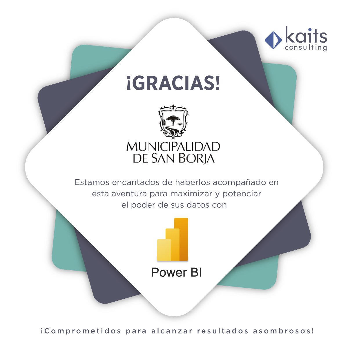KaitsConsulting's tweet photo. 🤝¡Gracias Municipalidad de San Borja por depositar su confianza como #clientesestratégicos!🙌 https://t.co/PScDumBnPn