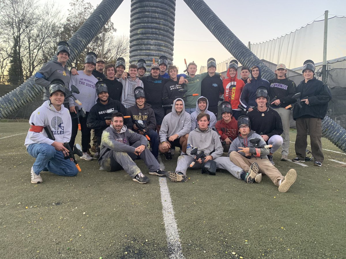 SewaneeBaseball's tweet photo. Had a BLAST at Insane Paintball in Chattanooga before Thanksgiving. We will be back in January!! https://t.co/DzG7zMLc3j