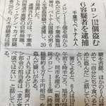 メロン112個が盗まれる!？担当者のコメントが斜め上!