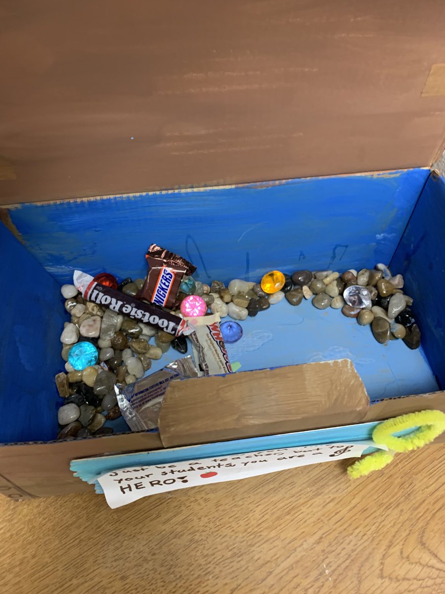 Two of our orchestra students surprised us with a very thoughtful, creative and encouraging gift that they made for us over the break! This is our “why”! 😭🎻🎶💚#MIStrong #MasonMoment