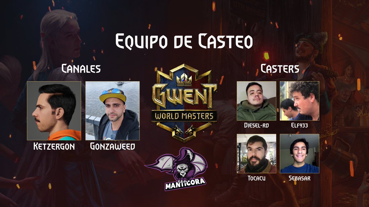 ¡Sorpresa! Este 4 y 5 de diciembre estaremos cubriendo el #GwentWorldMasters.
Estén atentos a nuestro Twitter para enterarse de todos los detalles. ¡No te lo puedes perder!
<a href="/Gwent_Esp/">Gwent Esp - Comunidad</a> <a href="/Gwent_LAT/">Gwent Latino - Comunidad</a>
