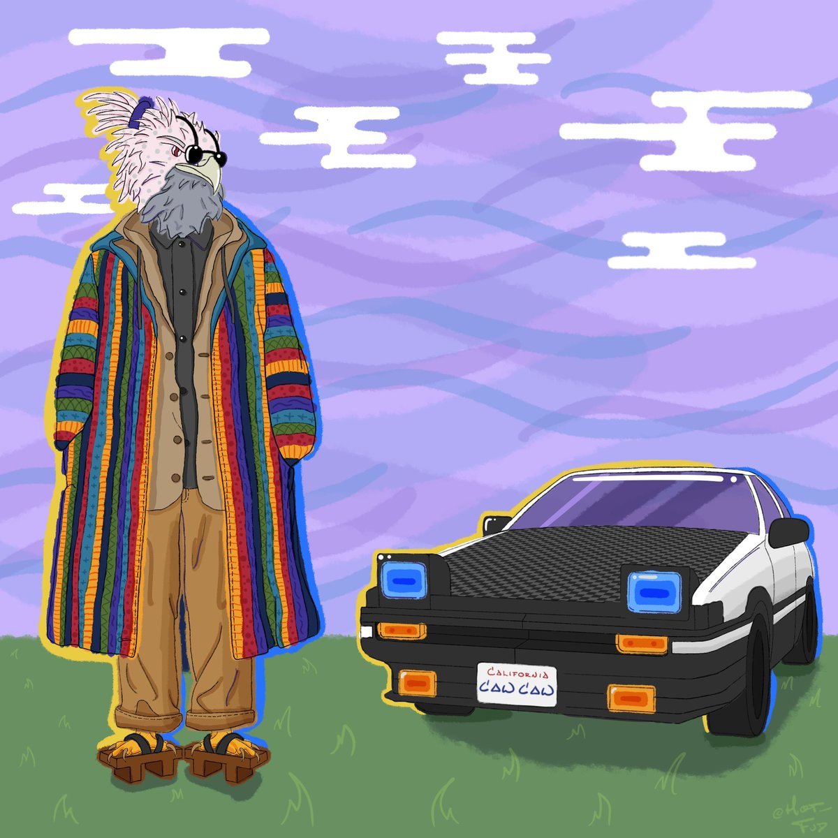 wazzawaltana's tweet photo. ‘Caw Caw Coogi’ #thugbirdz 2993 derivative drip #cawcaw #nft $sol @thugbirdz @thugDAO @solanaIOA https://t.co/k1DNavtzPk
