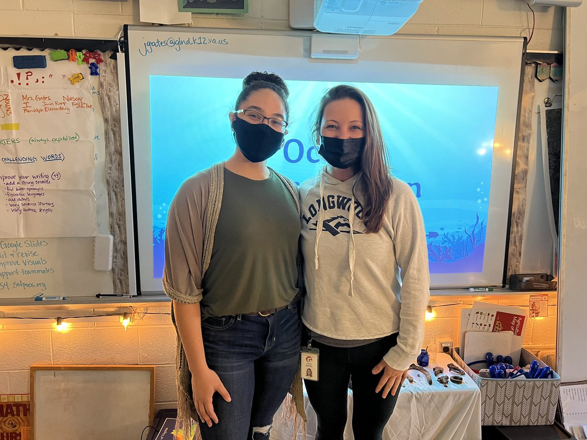 jengates395's tweet photo. It’s always a pleasure to welcome a former student back into the classroom. @JasminePrice28 crushed her lesson on ocean pollution and sustainability today!
She’s destined for great things. Look out, world! #3rdgradeROCKED #proudteacher #oncearoadrunner… https://t.co/fJ65ToX1eF