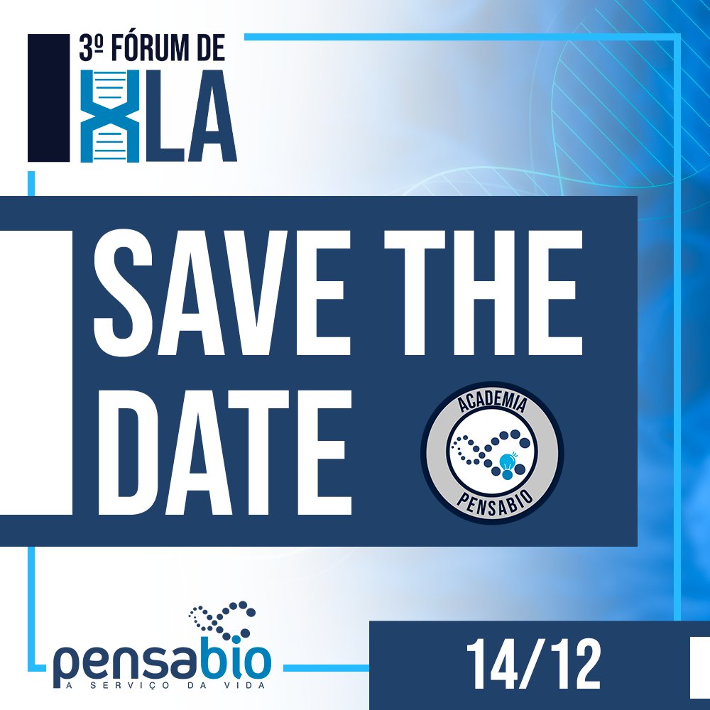 pensabio's tweet photo. Vem aí, o 3º Fórum de HLA Pensabio.

Inscrições e programação: https://t.co/SuVaqwJVaE

#pensabio #HLA #NGSengine #GenDx https://t.co/gvTN6sYx6L