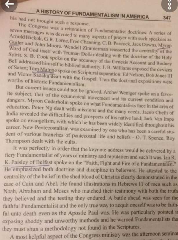weecalvin1509's tweet photo. Can you be a giant for God, a leader of preachers etc., and preach on Scriptural Separation with several 5 point Calvinists? According to @DrJohnNHamblin you can.  If Malone could do it in Scotland in 1976, then you can do it too. #WinningWalkIn2021 #oldpaths  #LetThePoniesRun https://t.co/w15DTxtcR9