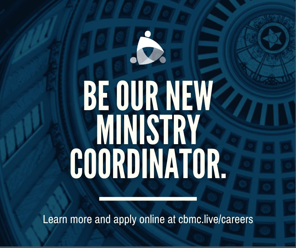CBMCOK's tweet photo. We are hiring a Ministry Coordinator to be part of the CBMC Oklahoma team based in OKC. Learn more about the position and apply online at https://t.co/vsy9kyYfHV. 

#hiring #openposition #jointheteam https://t.co/YTgfMf9gfY
