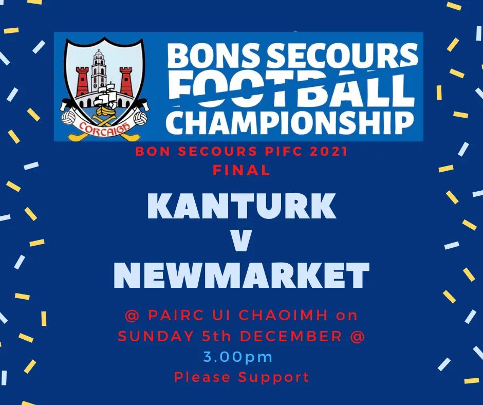 County Football Final on next Sunday V Newmarket