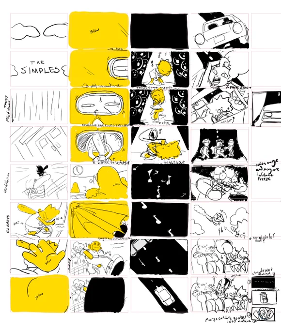 I don't think I shared these before. Was going to animate my own intro for the arcade game (+ alt costumes based on the other konami arcade games of that era) 