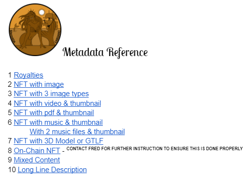 _mermada's tweet photo. The most common reason for stuck transaction on our single mint tool (found at https://t.co/GDU8bZGBvA ) is the description text being too long. We updated our metadata reference guide to show how to properly submit these.
https://t.co/vF25CnGpKz
#cNFTs #cNFTresources #cNFTtool https://t.co/FYolGgBWdD