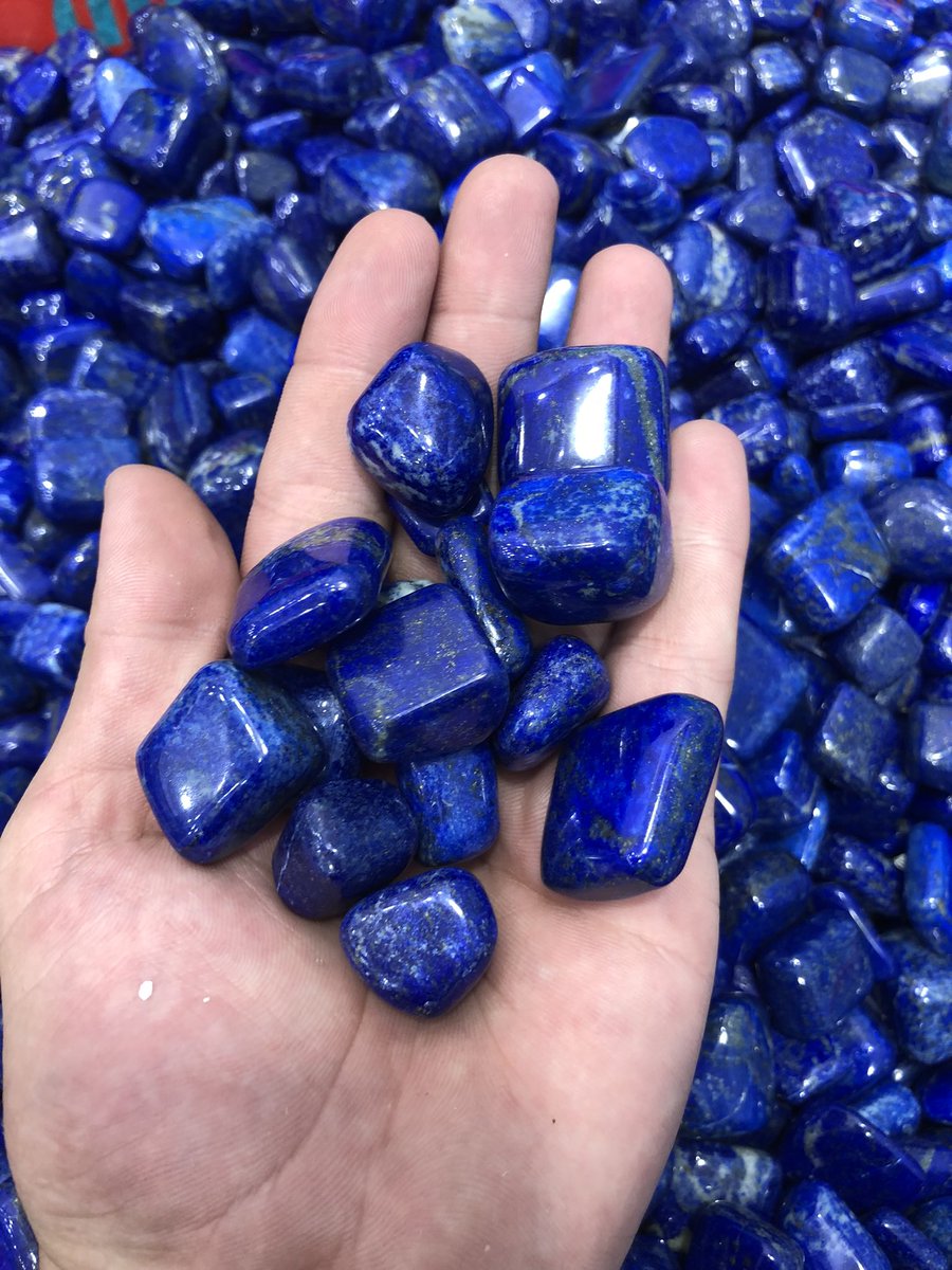 Crystalmineral2's tweet photo. Lapis Lazuli Tumbled https://t.co/cqyZXzZxDn