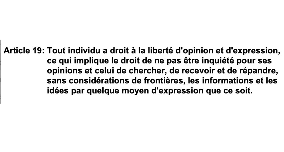 <a href="/APLettres/">APLettres</a> Soutien à notre collègue <a href="/0683jc/">JCP</a>.
- - - - - - 
Déclaration universelle des droits de l'Homme
(intégrée dans le Préambule de la Constitution)