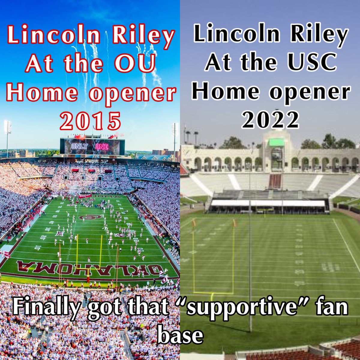 drifterbilly's tweet photo. #BoomerSooner #BuhByeLincoln https://t.co/RgjTV16r11