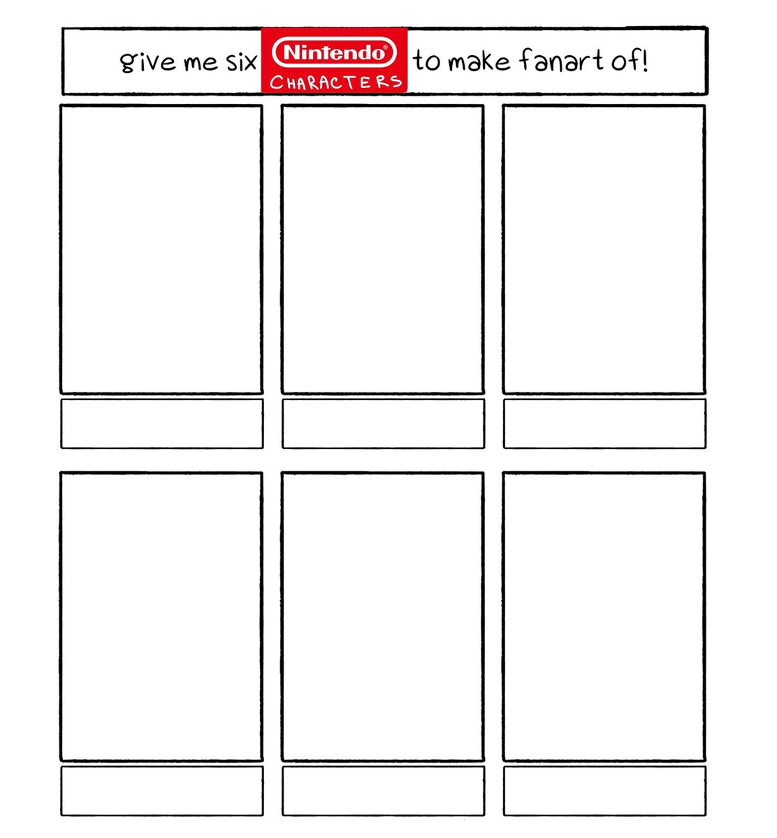 No promises but gimme Nintendo characters 