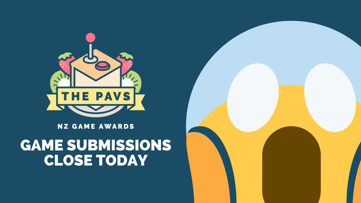 nzgamesfest's tweet image. Just 12 hours remaining to submit your game for the Pavs: NZ Game Awards 2022! 

Submit your game here: nzgamesfest.com/submit-for-the…