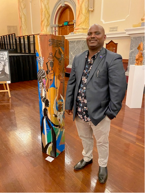 AnglicareSA's tweet photo. Three AnglicareSA tenants, Rex, Edward and Leonard were all finalists in the inaugural Community Housing Art Awards South Australia, with Rex taking home a major prize! Thanks to Harvey Norman Commercial Division, @Electrolux, @chcofsa for your support #AnglicareSA #creativity https://t.co/EZeme4RvG9