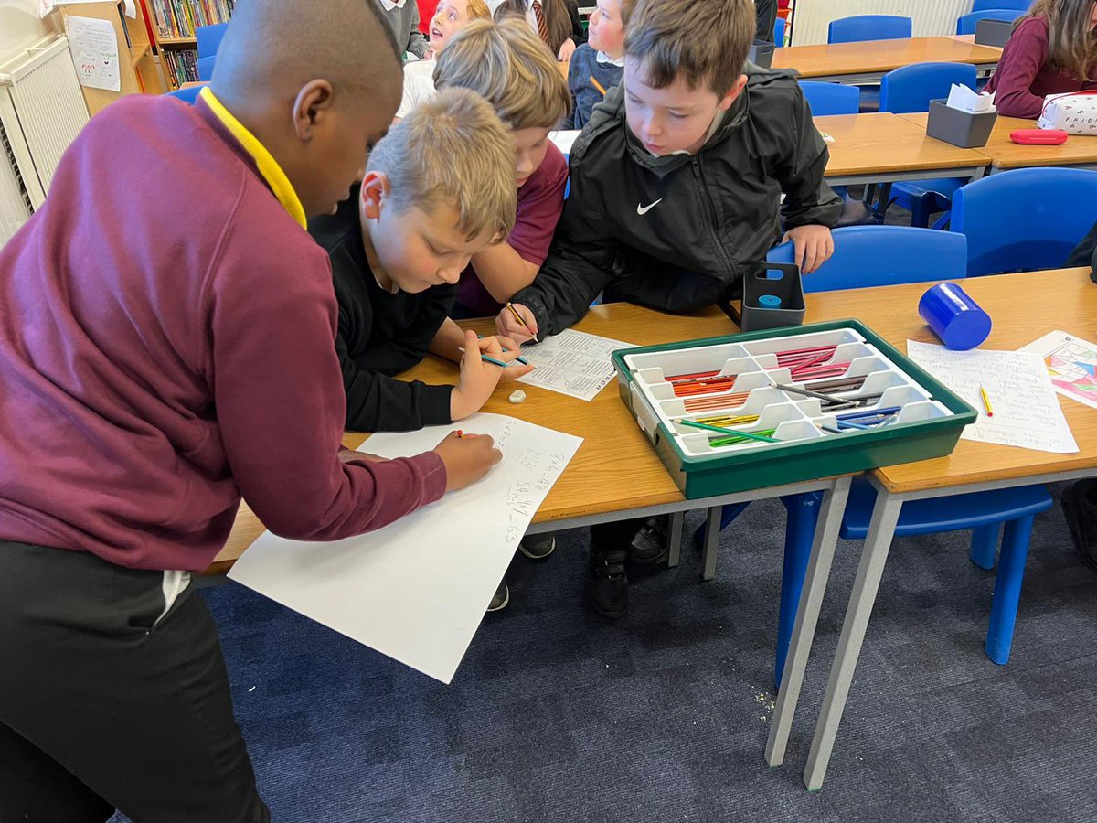 keltyps's tweet photo. P6b, working collaboratively in small groups to solve multiplication and division problems using the RUCSAC strategy.
#AskThemAboutIt π
#TalkingAboutLearning π
#ProblemSolving π https://t.co/b3pGyhCZd5
