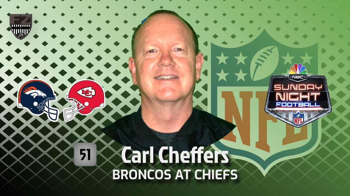 footballzebras's tweet image. Referee for Broncos at Chiefs @SNFonNBC — Carl Cheffers
 refs.ws/r2113 #DENvsKC