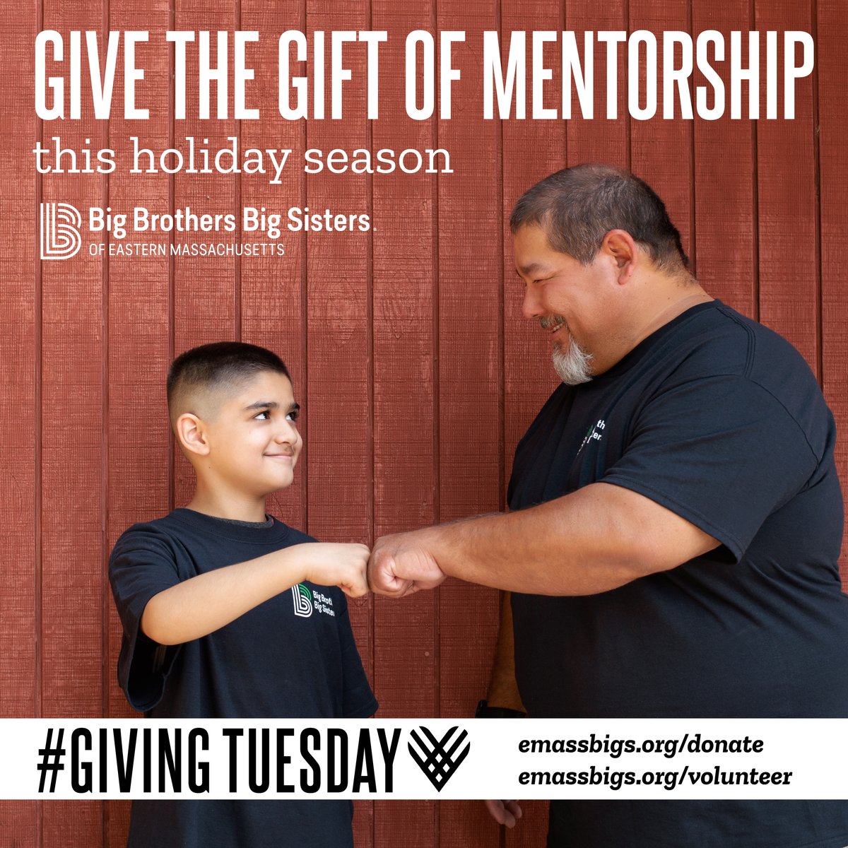 emassbigs's tweet photo. Mentorship is the gift that keeps on giving. This #GivingTuesday, all monetary gifts will be DOUBLED through the generosity of the Lombard family by their commitment to matching each donation. If you donate just $25, that's $50 back to us! Donate now at https://t.co/Jkx8OONXXZ https://t.co/pEYbC1AtCR