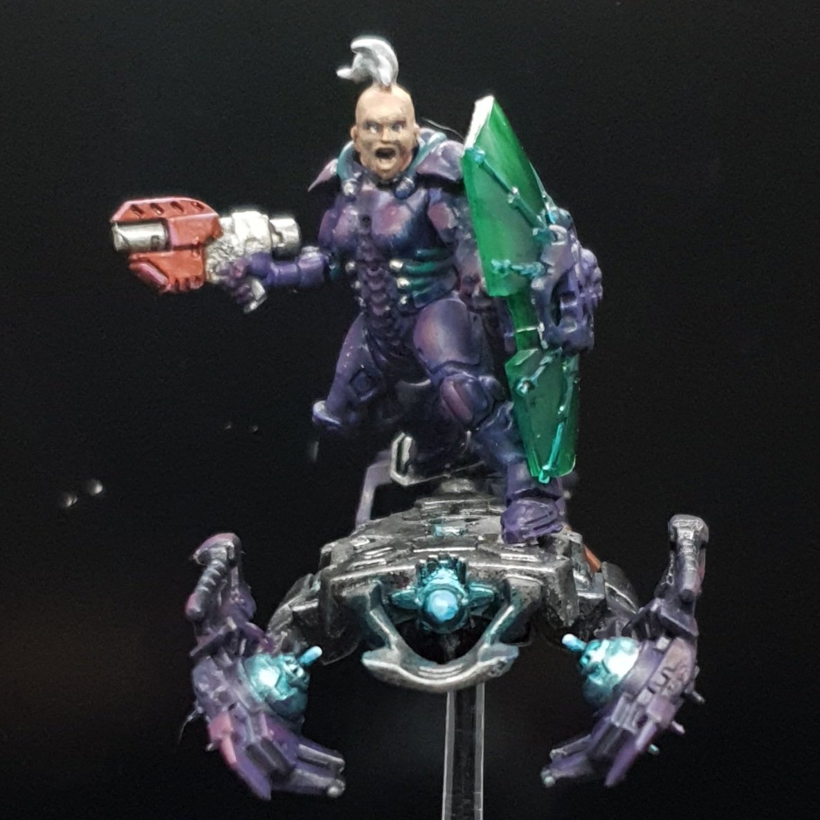 Heed_Paints's tweet photo. 2nd Neotek done, returned to the purple 💜 cant go too long 
without and much happier with this one

#WarhammerCommunity #Warmongers #necromunda #vansaar #neotek #gravcutter #paintingwarhammer #gamesworkshop #warhammer40k https://t.co/QpP3NZaWo3