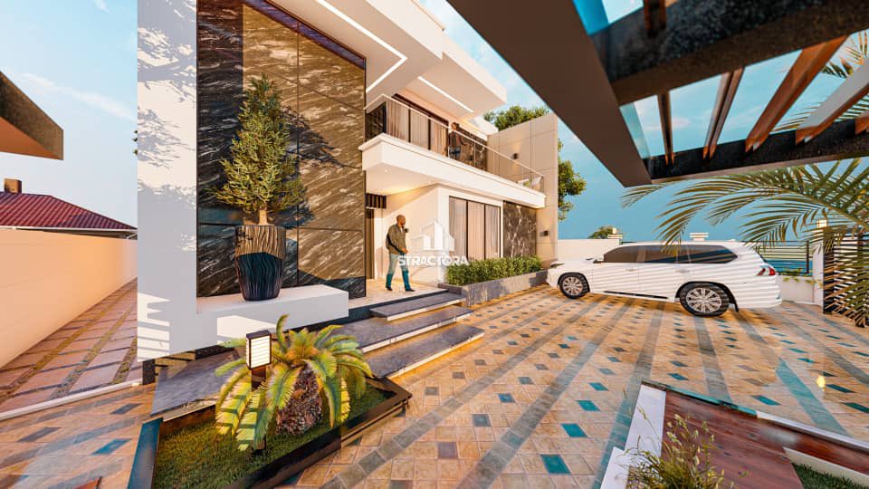 Patycope's tweet photo. On the plot of 20*15 we have a 4 bedrooms house with a double height living room, dinning room, kitchen, gym and a backyard with a swimming pool
For inquiries call: 0788952976
#stractora #rwandaarchitecture #rwandacivilengineering #civilengineering https://t.co/gjjCqT4I1a